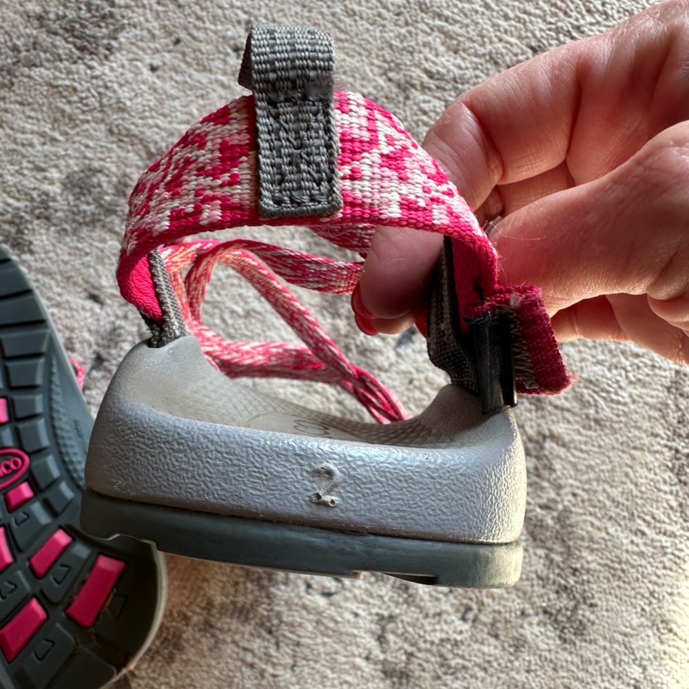 Chaco Girls Pink Sandals - Picture 5 of 6